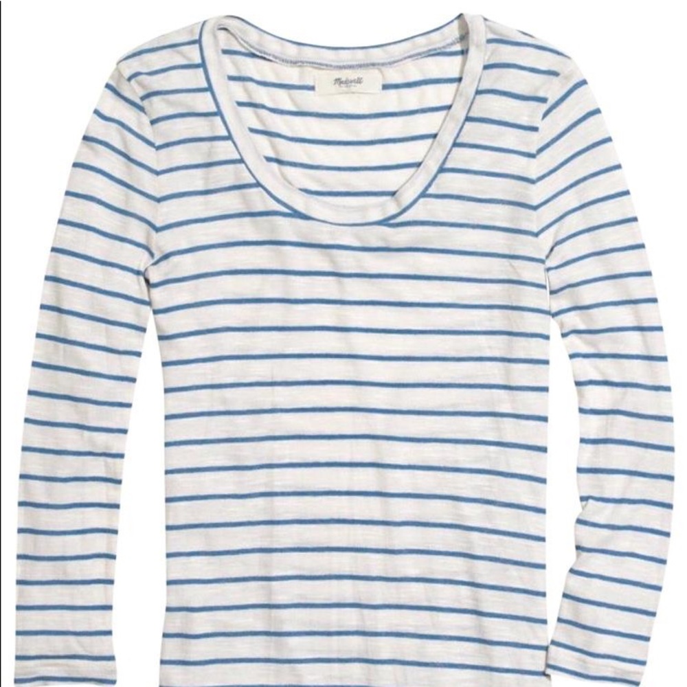 Madewell Striped Baseball Tee
